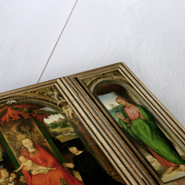 Small Triptych of St. John the Baptist, c. 1490 by Hans Memling
