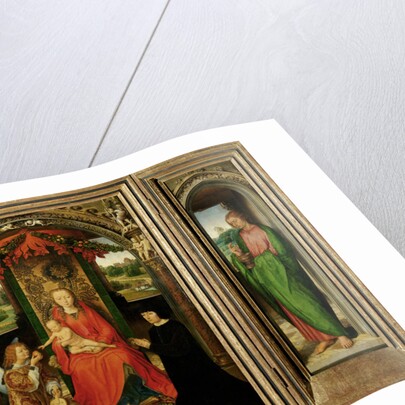 Small Triptych of St. John the Baptist, c. 1490 by Hans Memling