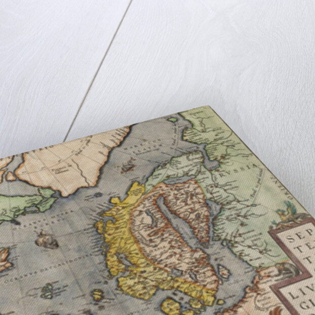 The Baltic Sea by Abraham Ortelius