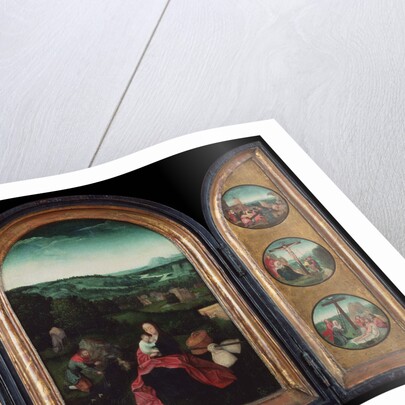 Rest on the Flight into Egypt (Triptych), ca 1515 by Follower of Joachim Patinir