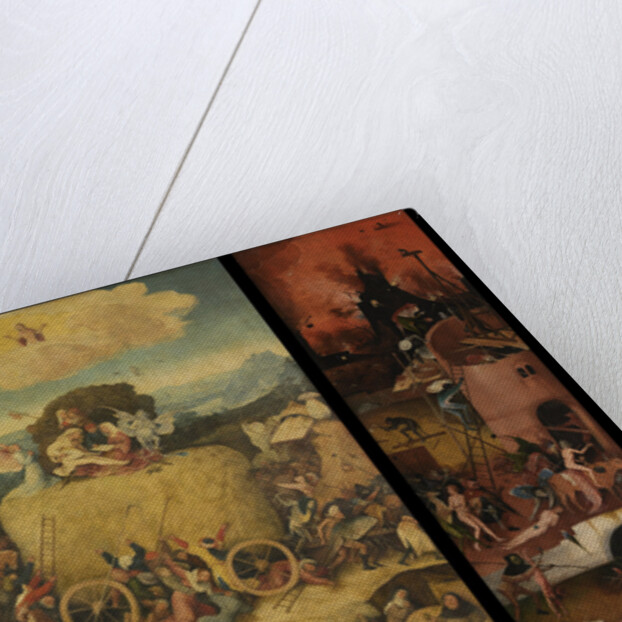 The Haywain (Triptych), c. 1516 by Hieronymus Bosch