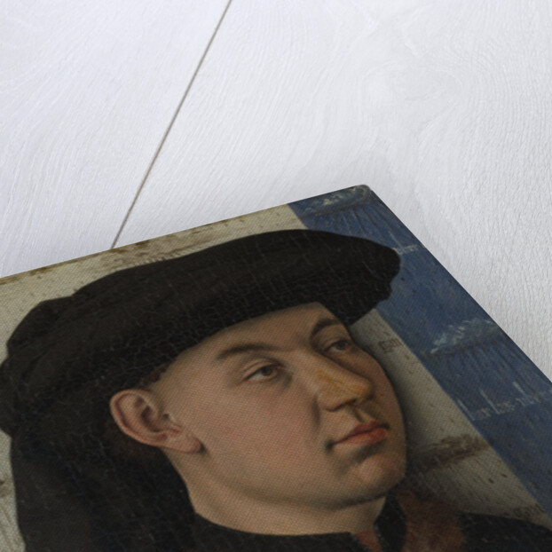 A Young Man holding a Ring, c. 1450 by Jan van Eyck