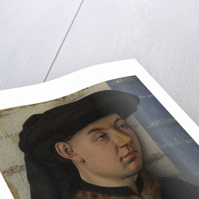 A Young Man holding a Ring, c. 1450 by Jan van Eyck