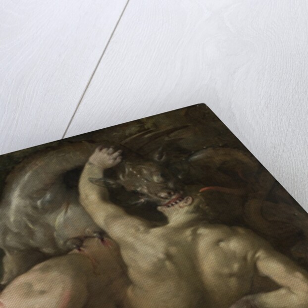 Two Followers of Cadmus devoured by a Dragon, 1588 by Cornelis Cornelisz. van Haarlem