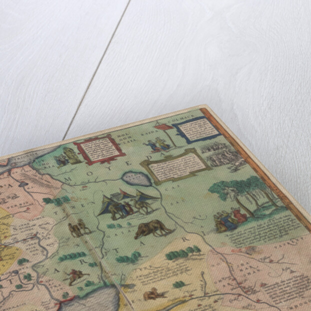 Map of Russia by Abraham Ortelius