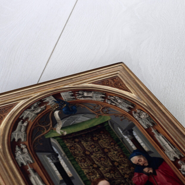 The Altar of Our Lady (Miraflores Altar), left panel, c. 1440 by Rogier van der Weyden