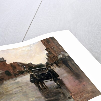 Rainy Day, Boston, 1885 by Childe Hassam