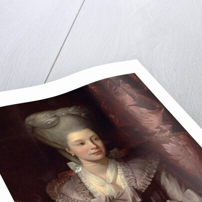 Queen Charlotte of the United Kingdom, 1777 by Benjamin West