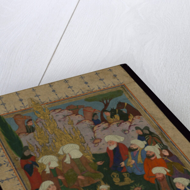 The Prophet Muhammad praying at the Kaaba, 17th century by Anonymous