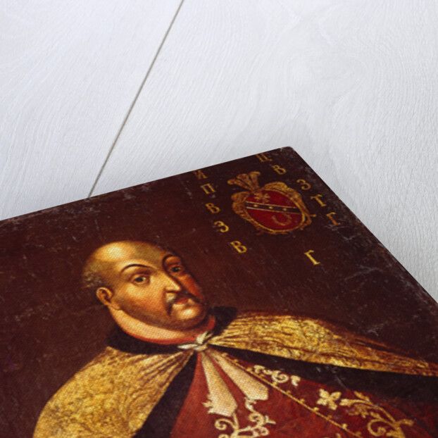 The Zaporozhian Cossacks Ataman Vasily Grigoryevich Gamaleya, ca 1760 by 18th century Anonymous