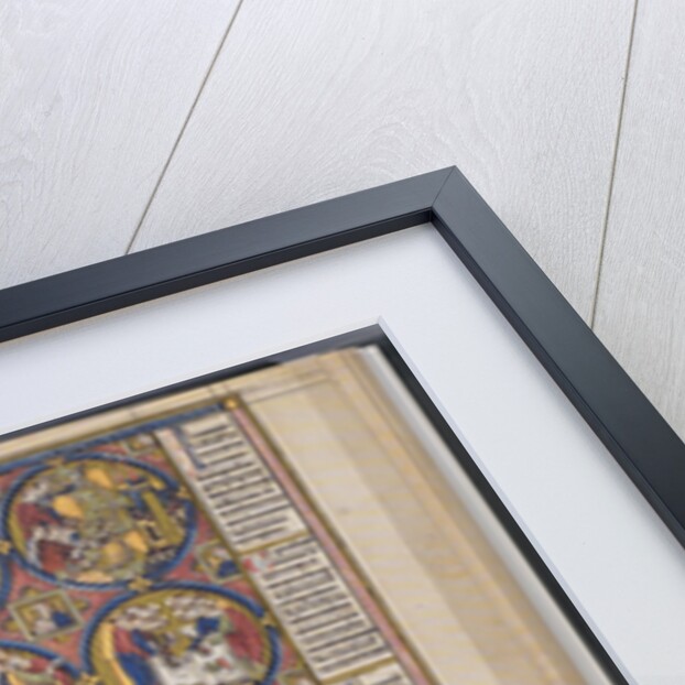 The Creation. Bible moralisée (Codex Vindobonensis 2554), ca 1250 by Anonymous