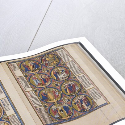 The Creation. Bible moralisée (Codex Vindobonensis 2554), ca 1250 by Anonymous