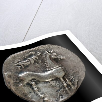 Drachma from Emporion. Obverse: Head of Persephone, 3rd cen. BC by Ancient Coins Numismatic