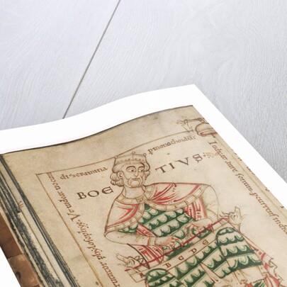 Anicius Manlius Severinus Boethius by Anonymous