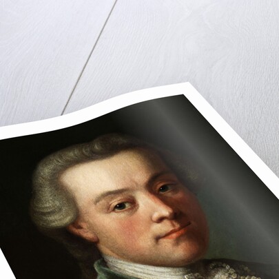Portrait of the composer Wolfgang Amadeus Mozart (1756-1791) by Anonymous
