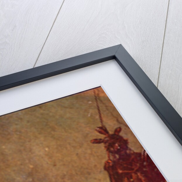 Ajax the Lesser drags Cassandra away from the Xoanon, 1st H. 1st cen. AD by Roman-Pompeian wall painting