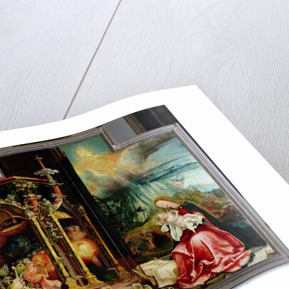 The Isenheim Altarpiece. Central panel: Concert of Angels and Nativity, 1506-1515 by Matthias Grünewald