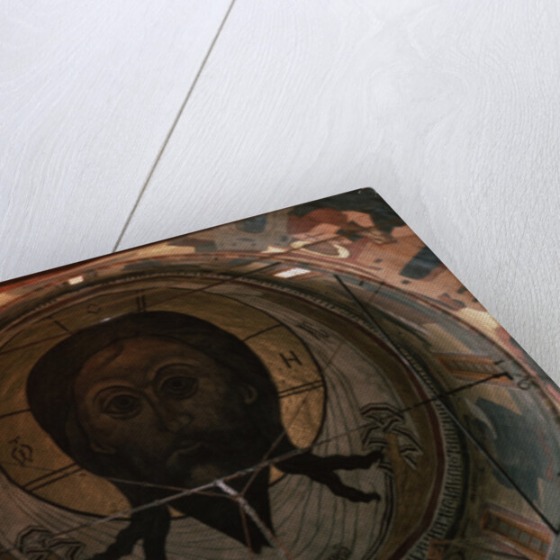 The Holy Face (Dome painting in the Archangel Michael Cathedral of the Moscow Kremlin), 1652-1666 by Ancient Russian frescos