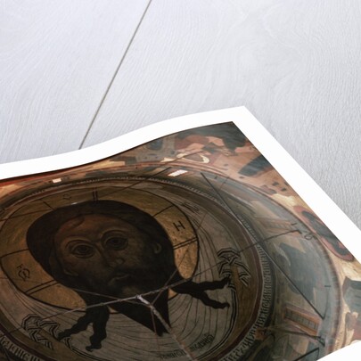 The Holy Face (Dome painting in the Archangel Michael Cathedral of the Moscow Kremlin), 1652-1666 by Ancient Russian frescos