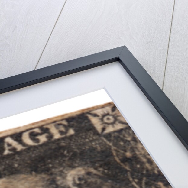 One Penny Black, the worlds first postage stamp, c. 1840 by Philately