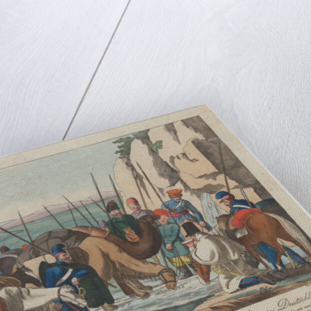 Don Cossacks resting in Germany, ca 1814 by Christian Gottfried Heinrich Geissler