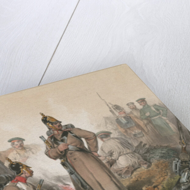 A Scene from the War of Independence in Hungary on 1849, ca. 1849 by Josef Anton Strassgschwandtner