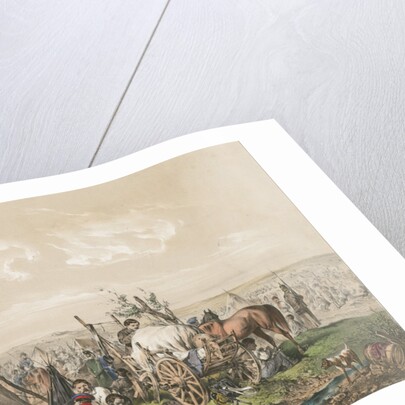 A Scene from the War of Independence in Hungary on 1849, ca. 1849 by Josef Anton Strassgschwandtner