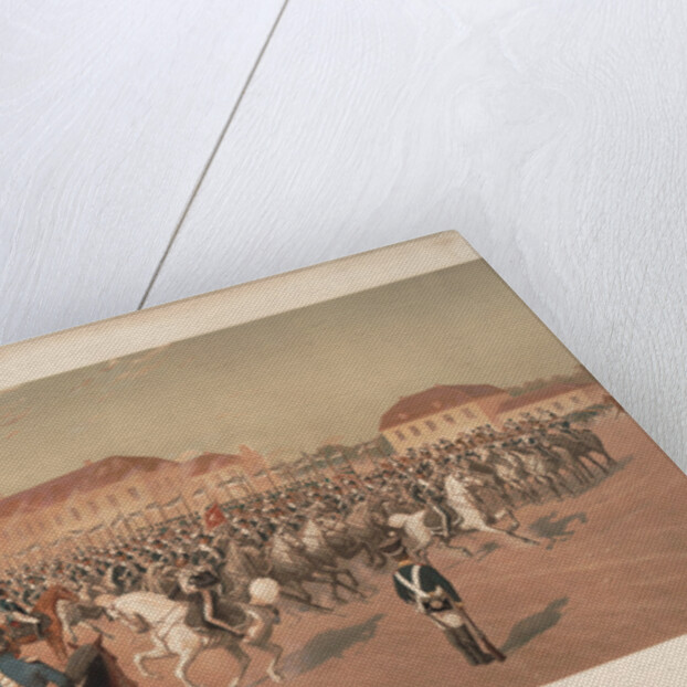 Grand Duke Constantine Pavlovich of Russia at the Cavalry Review on the Saxon Square in Warsaw, 1824 by Jan Rosen