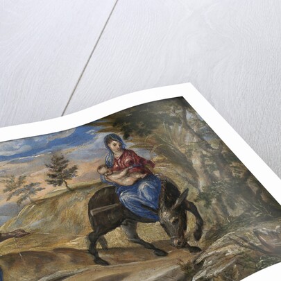 The Flight into Egypt, c. 1570 by Dominico El Greco