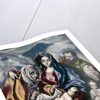 The Holy Family with Saint Anne and John the Baptist as Child, ca. 1600 by Dominico El Greco