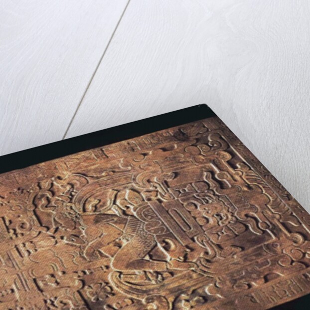 The tomb of King Pakal from the Temple of the Inscriptions, Palenque, 615-683 by Pre-Columbian art