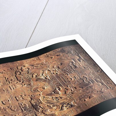 The tomb of King Pakal from the Temple of the Inscriptions, Palenque, 615-683 by Pre-Columbian art