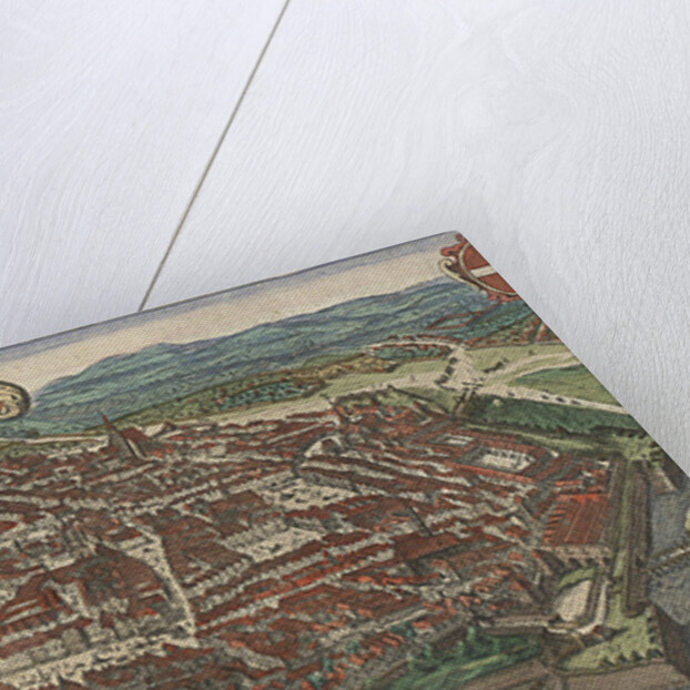 Birds-eye view of Vienna from North, 1609 by Jacob Hoefnagel