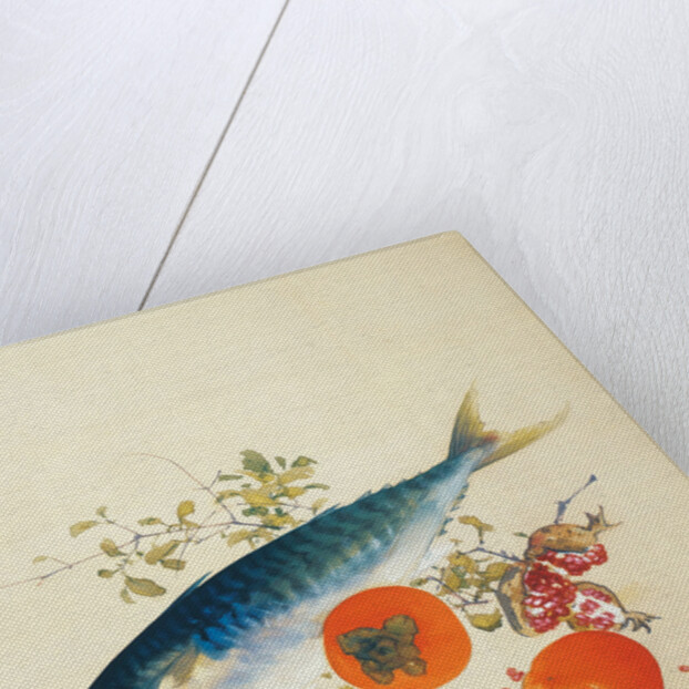 Autumn Fattens Fish and Ripens Wild Fruits, 1925 by Takeuchi Seiho