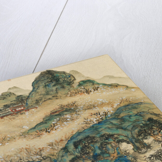 Mount Penglai (Mountain of Immortals), 1924 by Tessai Tomioka