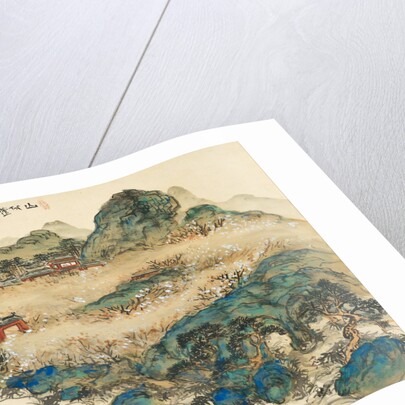 Mount Penglai (Mountain of Immortals), 1924 by Tessai Tomioka