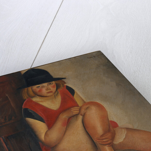 The Model, ca 1926 by Boris Dmitryevich Grigoriev