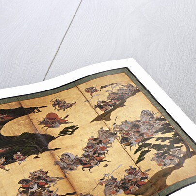 Battle scenes from the Tale of Heike (Heike Monogatari), First third of 17th cen by Anonymous