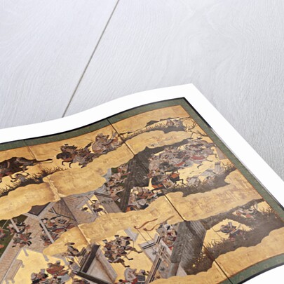 Battle scenes from the Tale of Heike (Heike Monogatari), First third of 17th cen by Anonymous