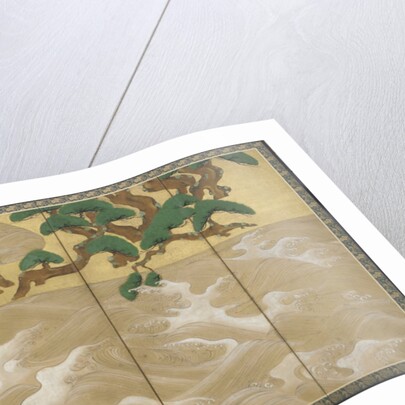 Waves at Matsushima, Early 17th cen by Tawaraya Sotatsu