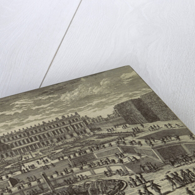 View of Versailles, garden facade, 1680s by Adam Pérelle