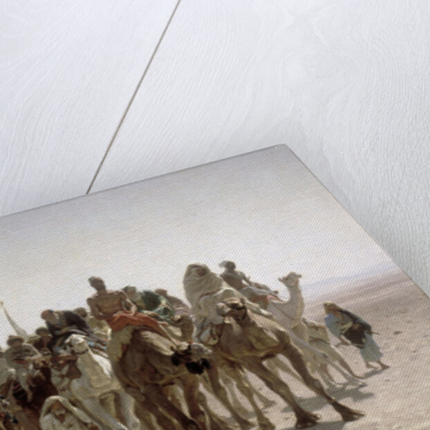 Pilgrims going to Mecca, 1861 by Léon Belly