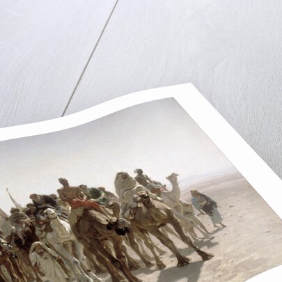 Pilgrims going to Mecca, 1861 by Léon Belly
