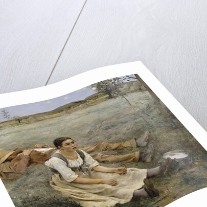 Hay making, 1877 by Jules Bastien-Lepage