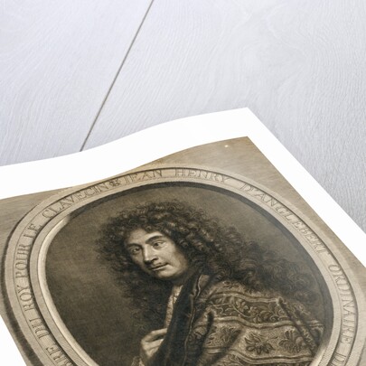 Portrait of the composer Jean-Henri d?Anglebert, 1689 by Pierre Mignard