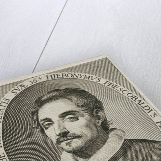 Portrait of the composer Girolamo Frescobaldi, 1634 by Claude Mellan