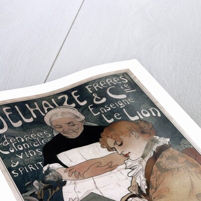Advertising Poster for the Delhaize Frères & Cie Biscuits, 1900 by Herman Richir