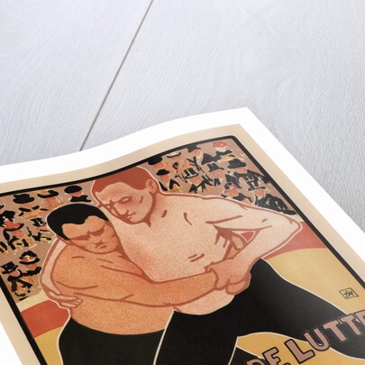 Wrestling tournament, Liège, 1899 by Armand Rassenfosse