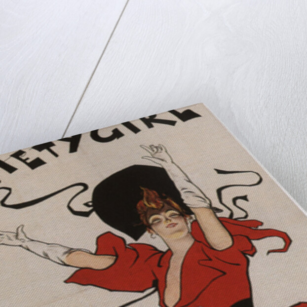 Poster for the musical comedy A Gaiety Girl by Sidney Jones, 1894 by Dudley Hardy