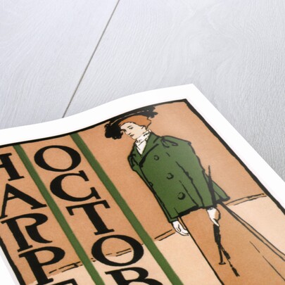 Harpers October, 1895 by Edward Penfield